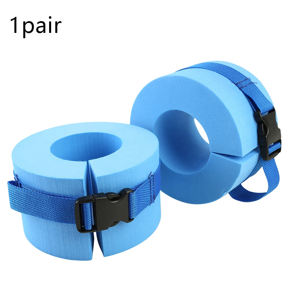 

2pcs Foam Aquatic Cuffs Swimming Leggings Arm Floating Ring Heavy Weights Water Exercise Aerobics Rings For Ankle Arm Fitness