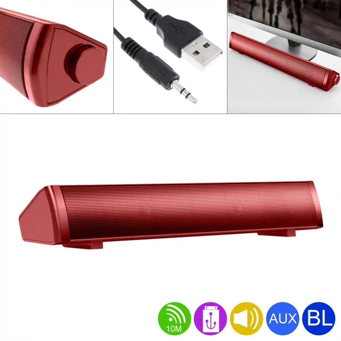 Мультимедийные Саундбары динамики для телефона ПК мини-полоски Bluetooth с объемным