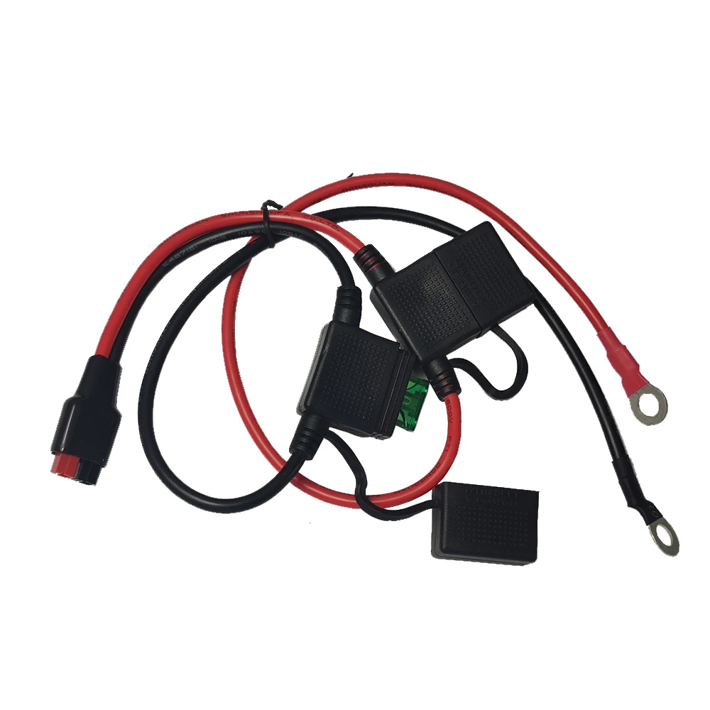 

JKM 30A photovoltaic line solar panel connector high power high current to O-shaped terminal with two 30A fuse boxes