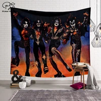 plstar cosmos tapestry kiss 3d printing tapestrying rectangular home decor wall hanging style 4