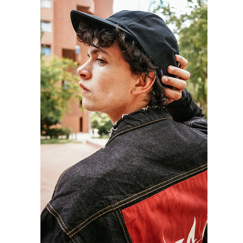 VIISHOW уличная Мужская куртка с принтом Брендовые джинсовые куртки мужские Veste Homme