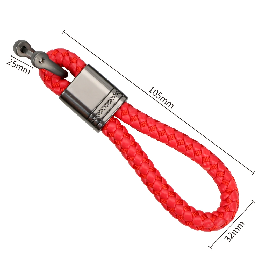 FORAUTO автомобильный брелок для ключей из PU искусственной кожи ручной работы в виде