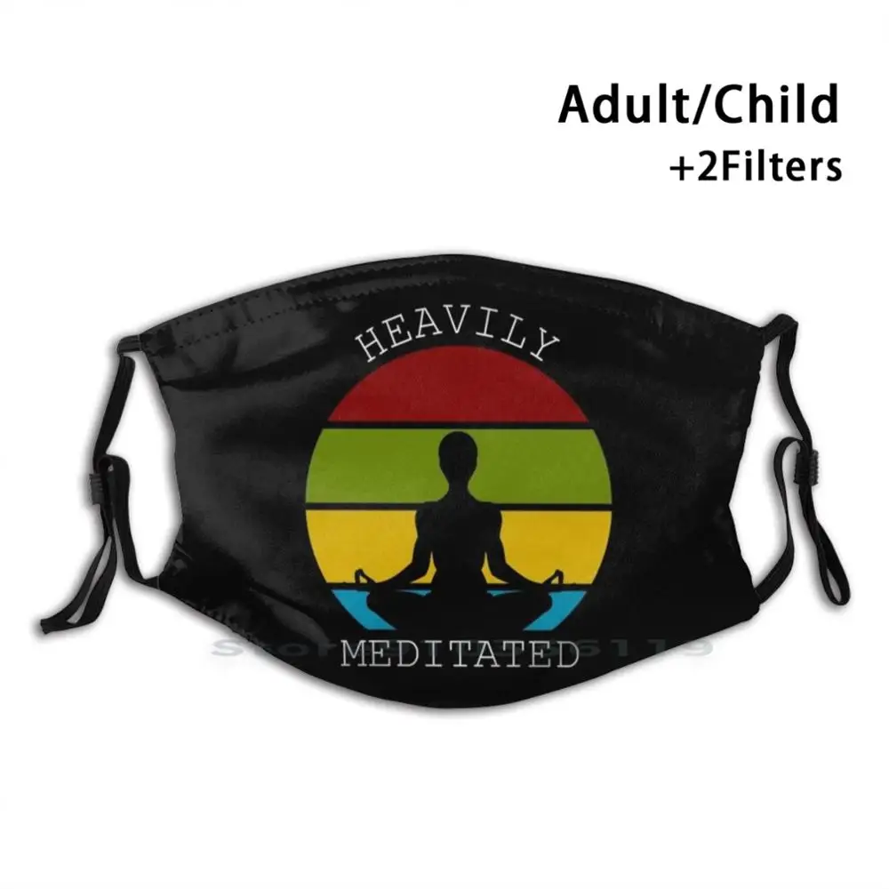 

Сильно медитировал | Восход солнца | Закат | Будды печать многоразовая маска Pm2.5 фильтр маска для лица для детей в значительной степени медит...