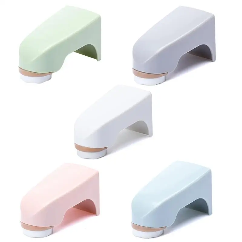 

1pc Bathroom Accessories Magnetic Soap Holders Wooden Soap Dishes With Sticker Soap Shelves 5 Colors Wall Mounted Storage Rack