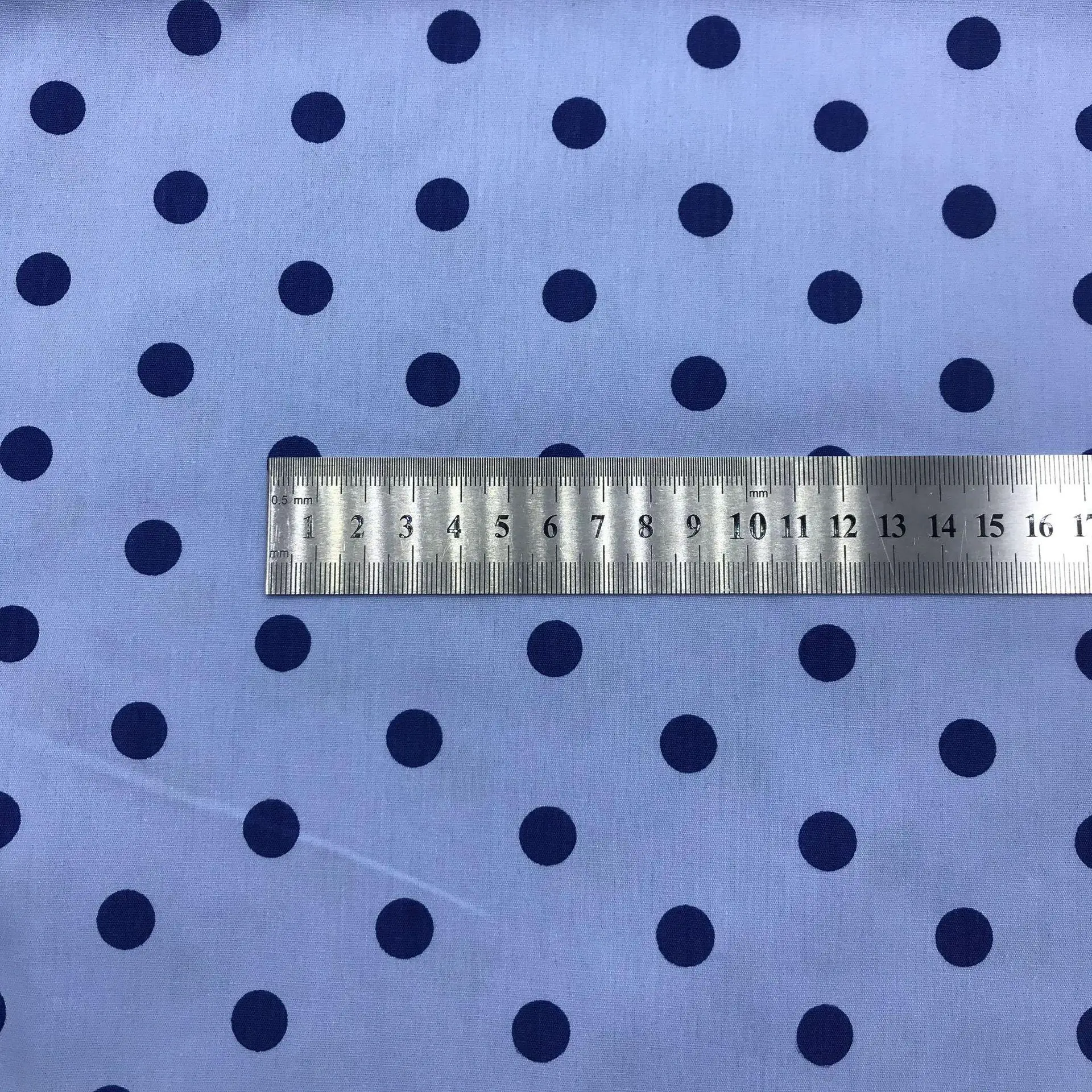 

Soft Cotton Poplin Fabric Polka Dot Printed for Dress,Shirts,Pants,Children DIY Cloth Black White Blue Red Green by the meter