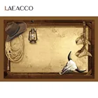 Дикий в ковбойском стиле; В виде кирпичной стены Кожаная плеть соломенная шляпа головы коровы Детские День рождения фон для фотосъемки фотосессия Фотостудия