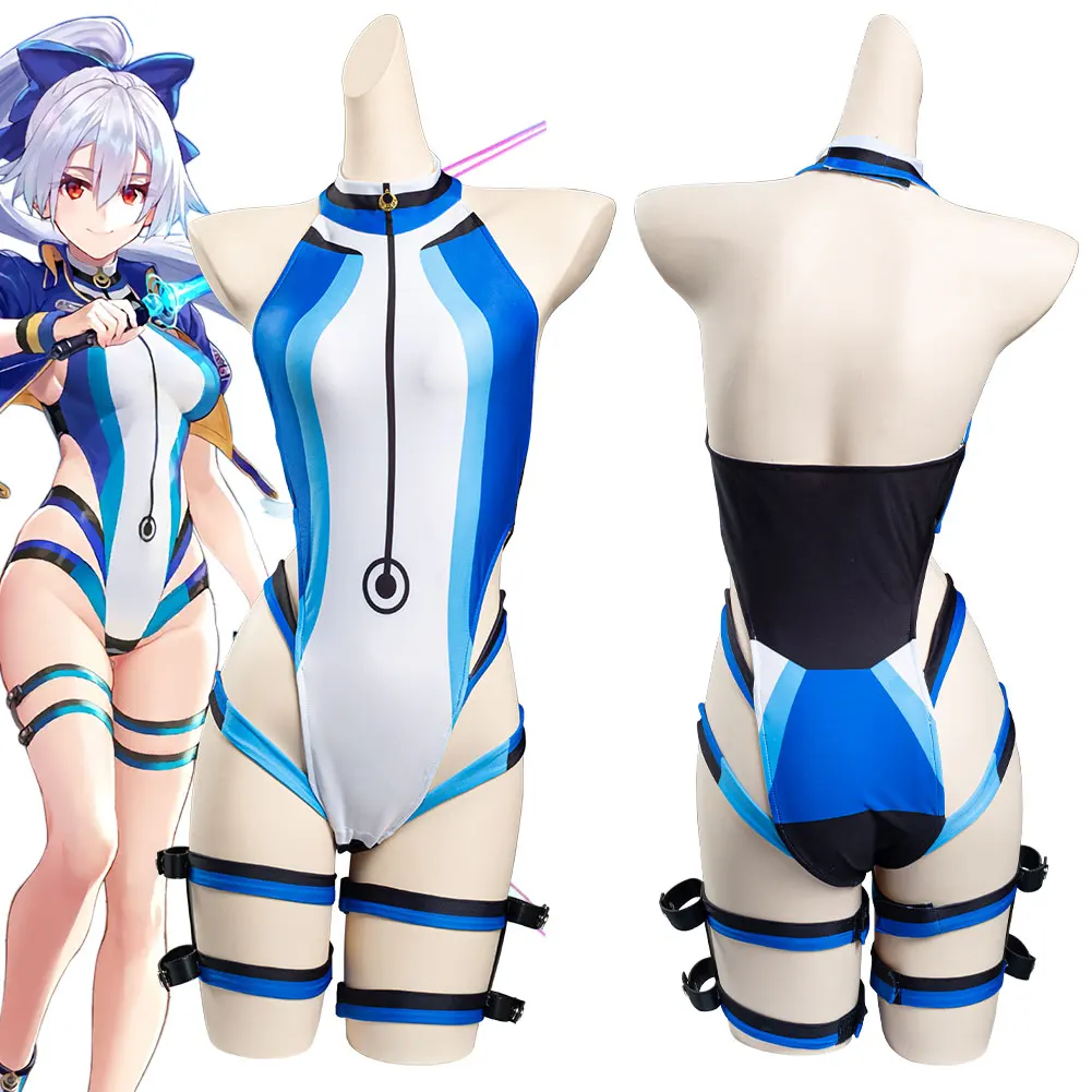 

Fate/Grand Order Tomoe Gozen Archer Inferno Cosplay Costumes Women Swimwear Outfits Halloween Carnival Suit