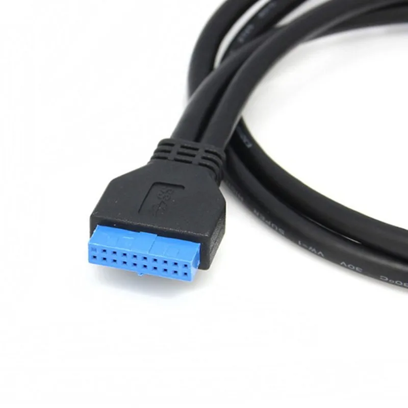 50 см двойной Порты и разъёмы кронштейн PCI Панель USB кабель 3 0 Для материнская плата