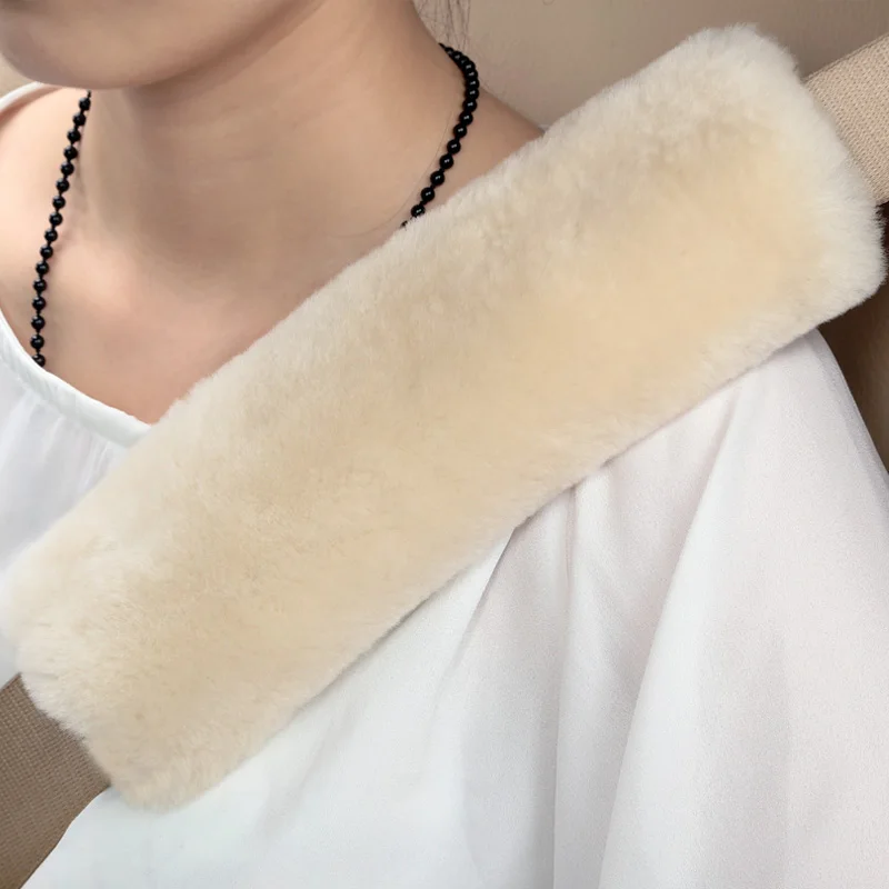 2 упаковки австралийская овечья шерсть автомобильный ремень безопасности