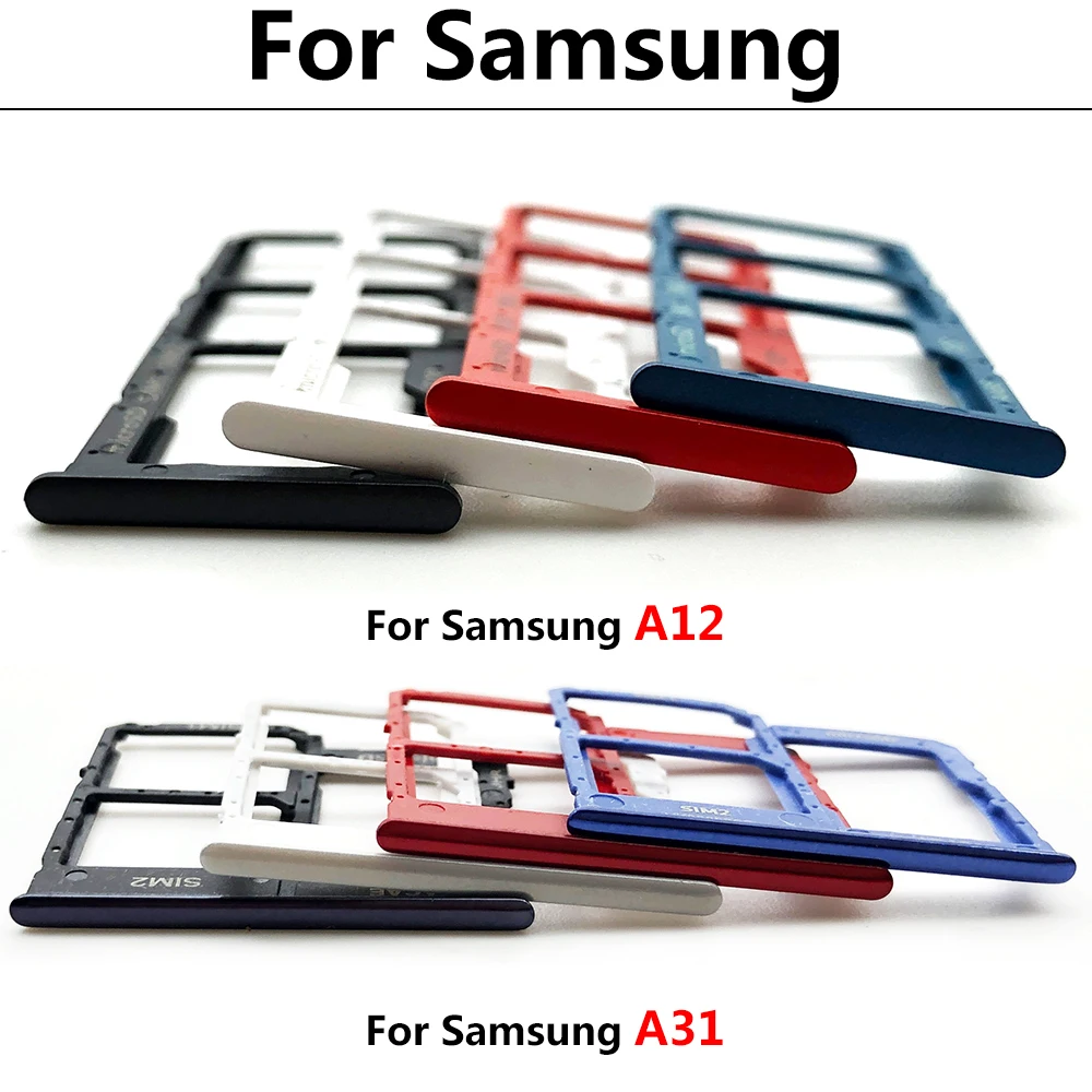 5 шт./лот Новый Лот для Samsung Galaxy A12 A31 A51 A71 ремонт лоток SIM-карты слот чипа держатель