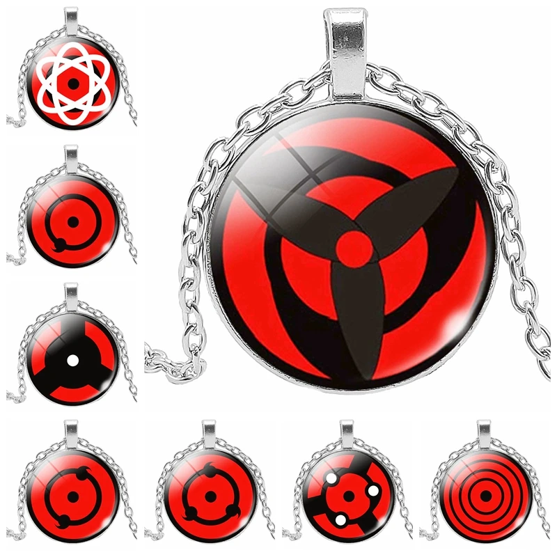 Хит продаж кулон-оружие ниндзя ожерелье стеклянный выпуклый Круглый 3 цвета это