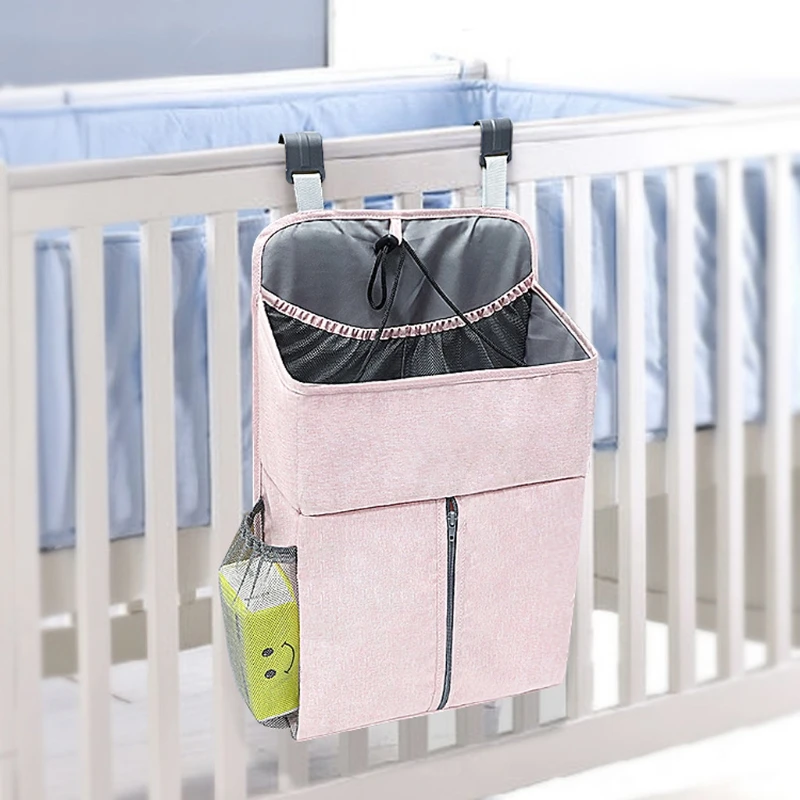 

Baby Bed Organizer Hanging Bags For Newborn Crib Diaper Storage Bags Baby Care Organizer Infant Bedding Nursing Bags