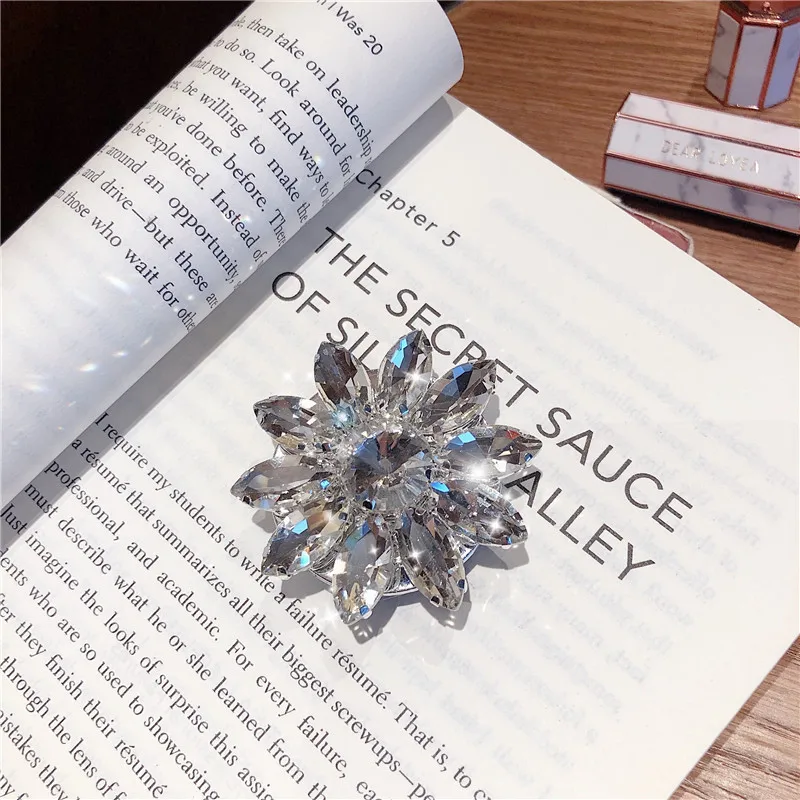 

Luxury Super Fire Rhinestone Mobile Phone Holder Phone Expanding Stand Finger Holder Mobile Accessories Holder For Phone Girp