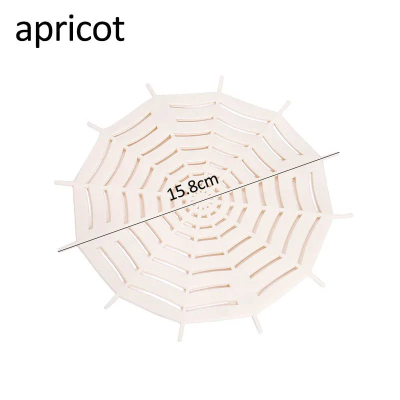 apricot 1 шт. аксессуары для душевой и ванной фильтры для раковины портативный паутина слив волос пробка раковина сито для муки фильтр для водостока - Цвет: apricot