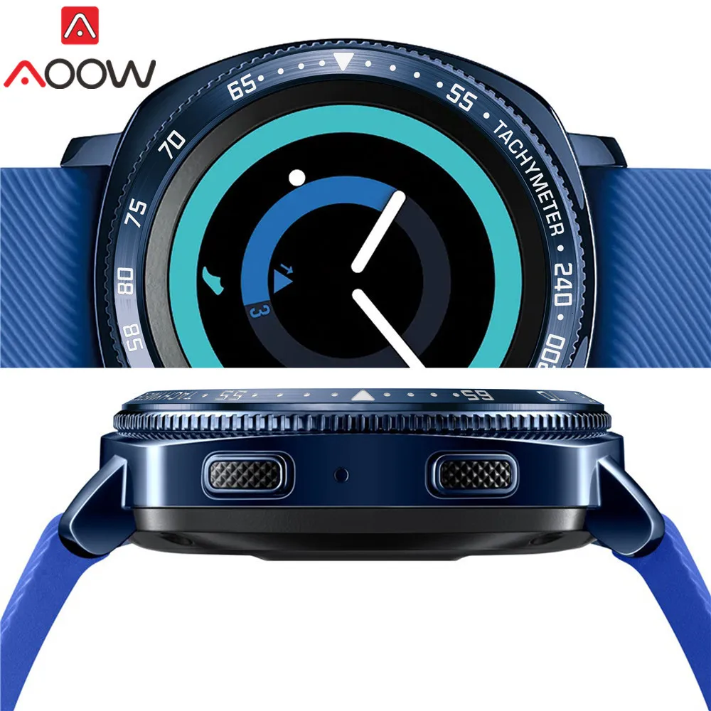 Ободок кольцо стиль для samsung Galaxy Watch 42 мм/шестерни Спорт клейкая крышка против царапин Нержавеющая сталь защита аксессуары