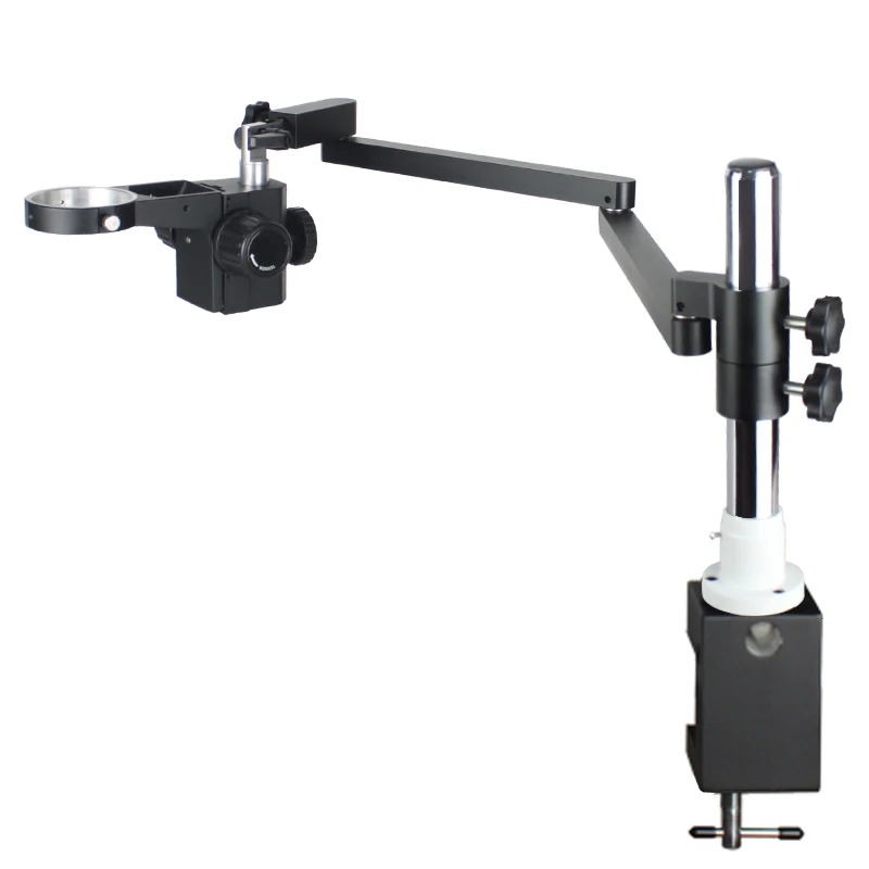 

76mm Stereo Trinocular Microscope 50mm Video Microscope Camera Universal Adjustable Direction Clamp Arm Pillar Clamp Holder