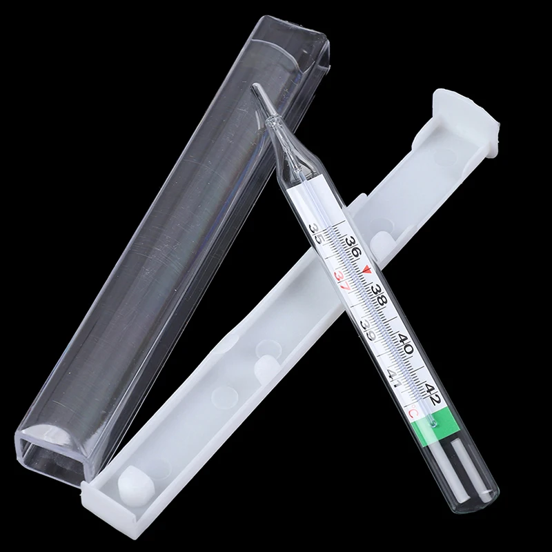 

Двойная шкала Geratherm классический традиционный клинический стеклянный бесртутный термометр