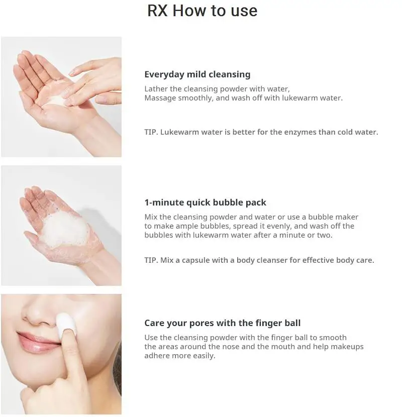 

COSRX Low PH Centella Cleansing Powder 30pcs Blackhead Remove Facial Cleanser Exfoliating Face Whitening Enzyme Korea Cosmetics