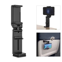 Travel Mini Phone Stand for iPhone Portable Flexible Stainless Steel Bracket Dining Table Standard Phone Desk Tablet Holder Bed