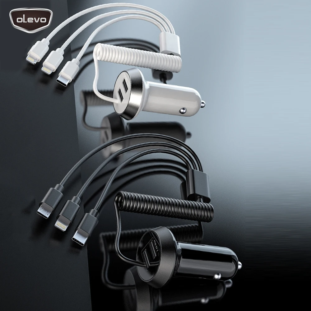 3 4 а двойное зарядное устройство для тройного ремня быстрое с разъемом Micro USB Type-C