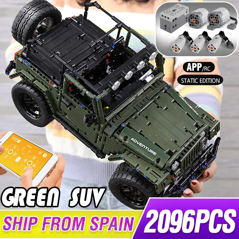 Молд King MOC высокотехнологичный RC Jeeps Adventurer внедорожник модель грузовика