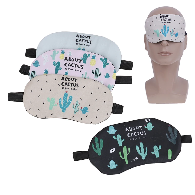 

1pc Cartoon Animal Eyepatch Soft Padded Sleep Shade Cover Comfort Rest Relax Blindfold Sleeping Aid Eye Patch Cute Sleeping Mask