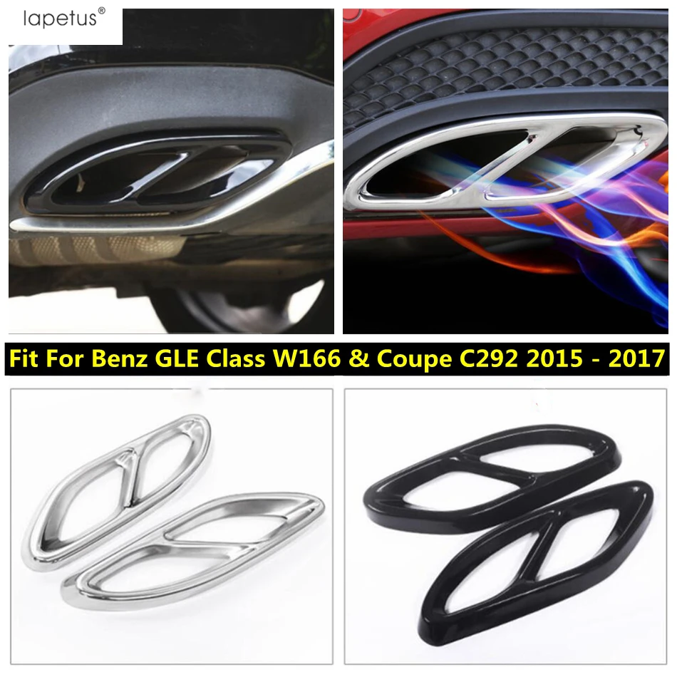 Аксессуары для Mercedes Benz GLE Class W166 & Coupe C292 2015 2016 2017 задний хвостовый наконечник