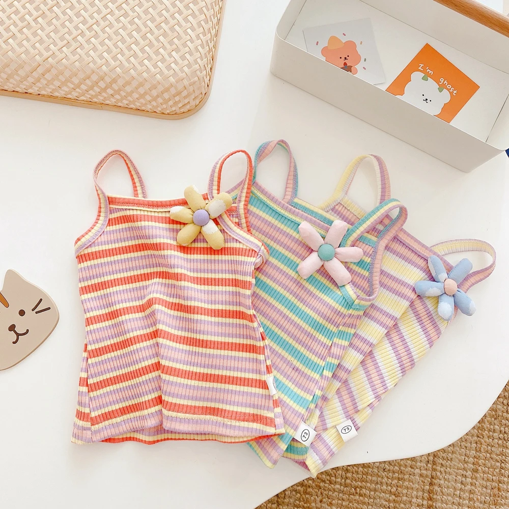 Яркий треугольный цельный ремешок в стиле Hyuna для маленькой девочки лето 2021 |