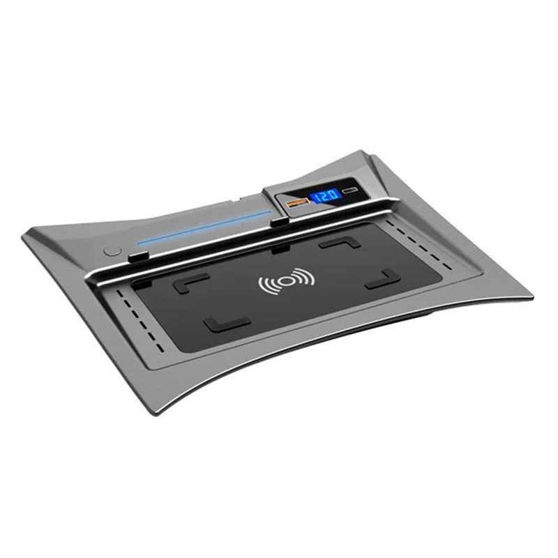 

15W Car QI Wireless Charger Fast Phone Charging Plate for Nissan X-Trail 2014-2019