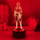 Ночсветильник Genshin Impact Thoma, 3D Акриловый светодиодный креативный модель лампы, детский подарок на день рождения, украшение для спальни, прикроватная лампа