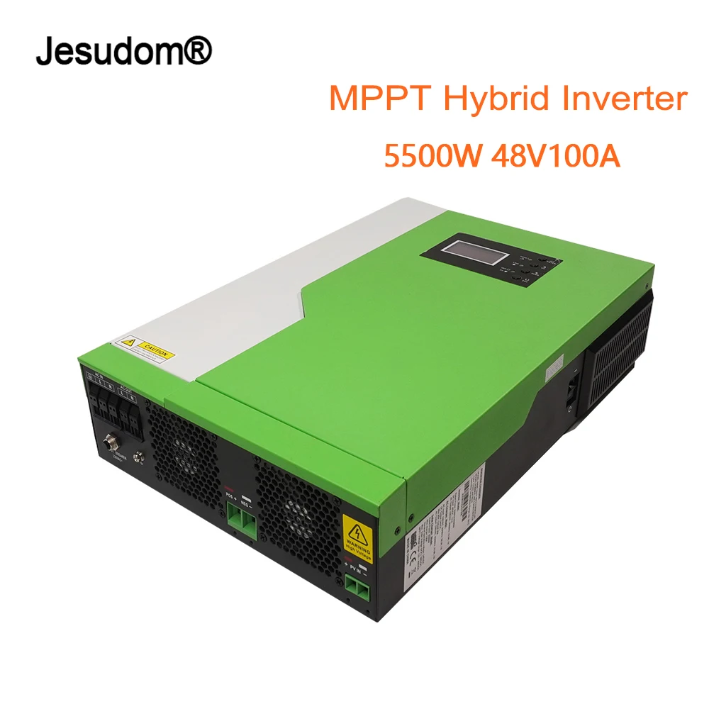 Гибридный солнечный инвертор 5500 Вт MPPT встроенный контроллер заряда солнечной