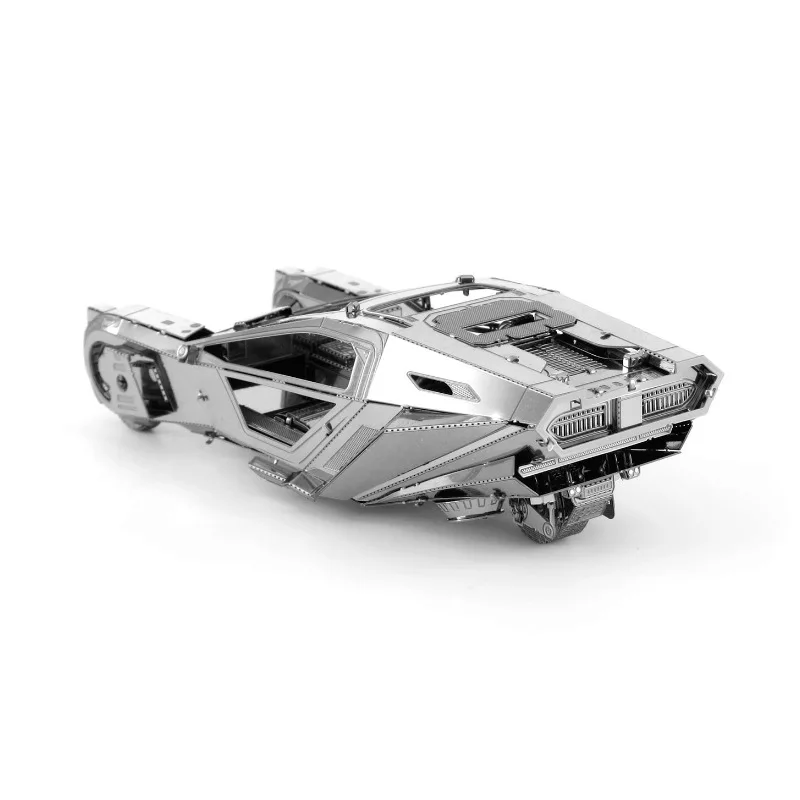 

3D Puzzle Metal Model Kit Silver Wing Super Car Assembly DIY Laser Cutting Educational Toy Puzzle Collection Boy Adult Racing