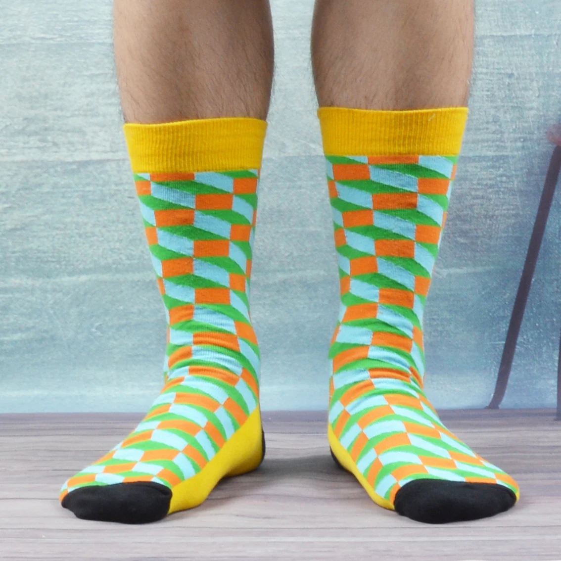 Носки SANZETTI 8 парт/лот мужские повседневные носки из чесаного хлопка удобные с
