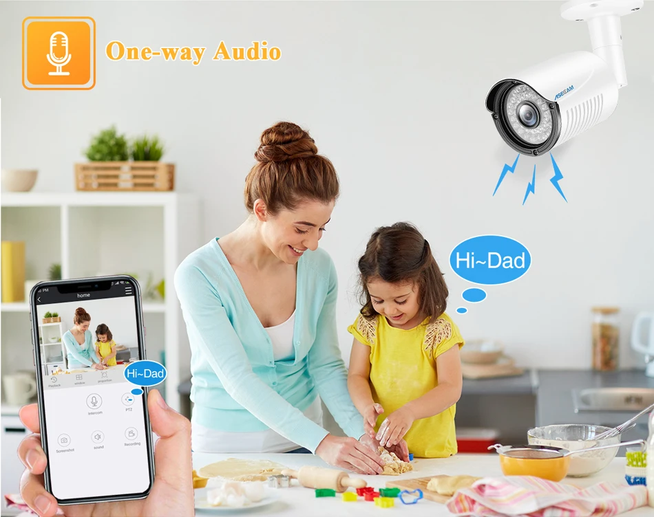 Цена 4K 8MP Ip камера видеонаблюдения дома комплект H.265 POE аудио видеорегистратор видеонаблюдение уличое система