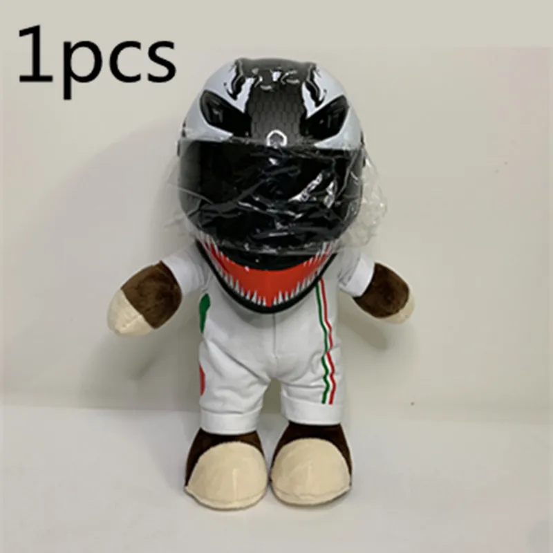 28 см крутой медведь ношение шлем аксессуары для мотоциклов милый плюшевая мягкая