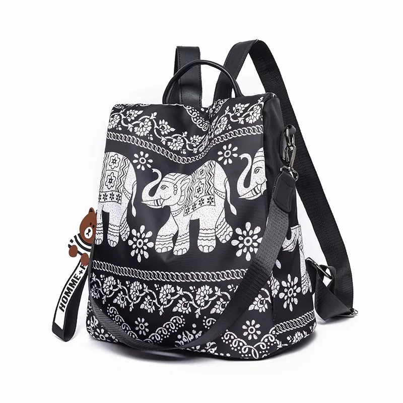 Рюкзак в этническом стиле для женщин Ретро стиль новинка 2019 дорожный рюкзак с