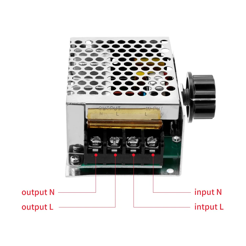 Регулятор напряжения переменного тока 4000 Вт 220 В SCR диммер контроллер скорости