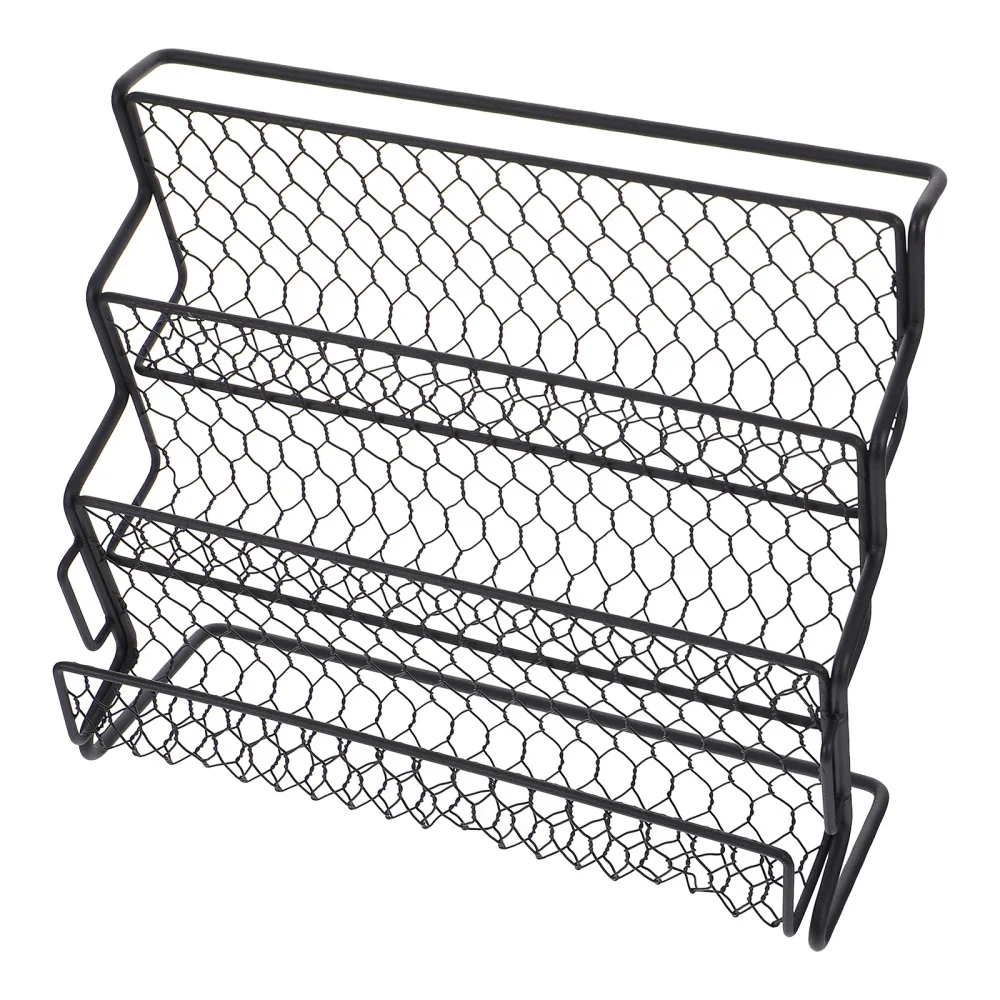 

1pc Stepped Kitchen Desktop Rack 3-Layer Seasoning Bottle Organizer Spice Rack