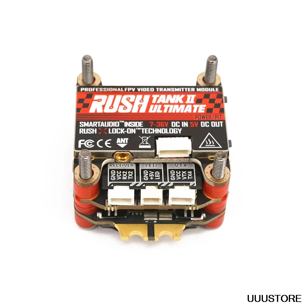 Контроллер полета RUSHFPV RUSH BLADE F722 аналоговый 50 А бак blheli _ 32 ESC II 800 МВт VTX PFB 3 6S|Детали