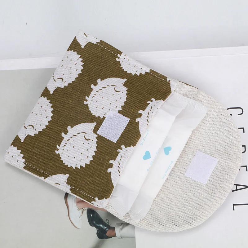 Гигиенические салфетки для девочек мешок из хлопка и льна гигиенических