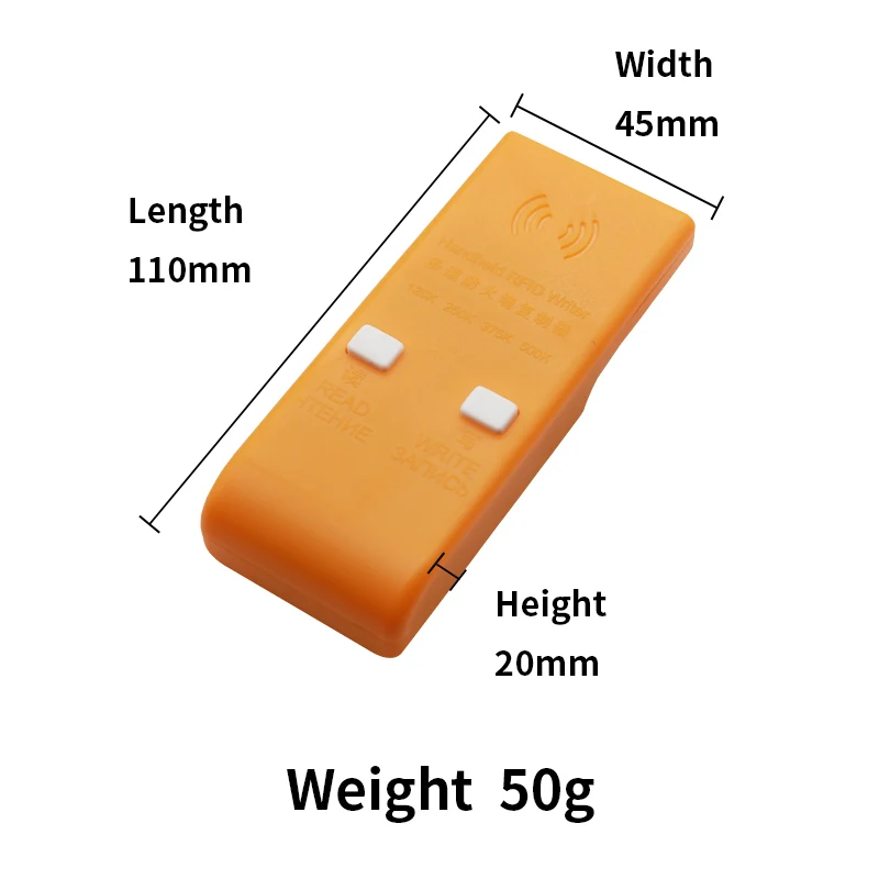 Ручной Rfid писатель Смарт 125 кГц/250/375/500 кГц RFID ID карты Писатель/Копир Дубликатор