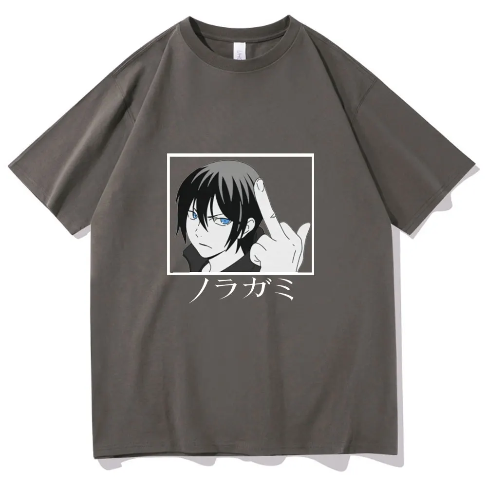 

Super Pull Noragami Yato 2021 Hot Japan Anime Tshirt Loose Unisex T Shirt Tops Hip Hop Man Short Sleeve Hip Hop Tee Female Men's
