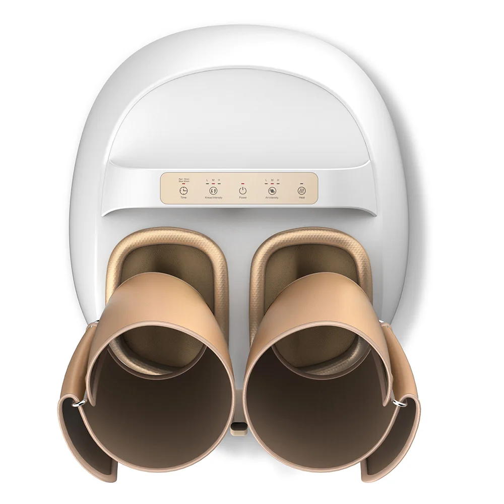 

Electric Calf with Foot Massage Machine Vibration Shiatsu Air Compression Heat Rolling Kneading Leg Massager