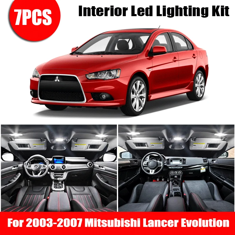 

Комплект светодиодных ламп для салона Mitsubishi Lancer 2003-2007, 7 шт.