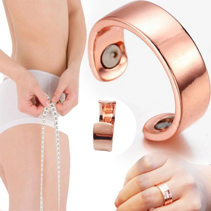 

Magnetic Slimming Rings Natural Fat Burning Slimming Ring Magnetic Stimulation Acupoint Burning Fat Slimming Body Health Care