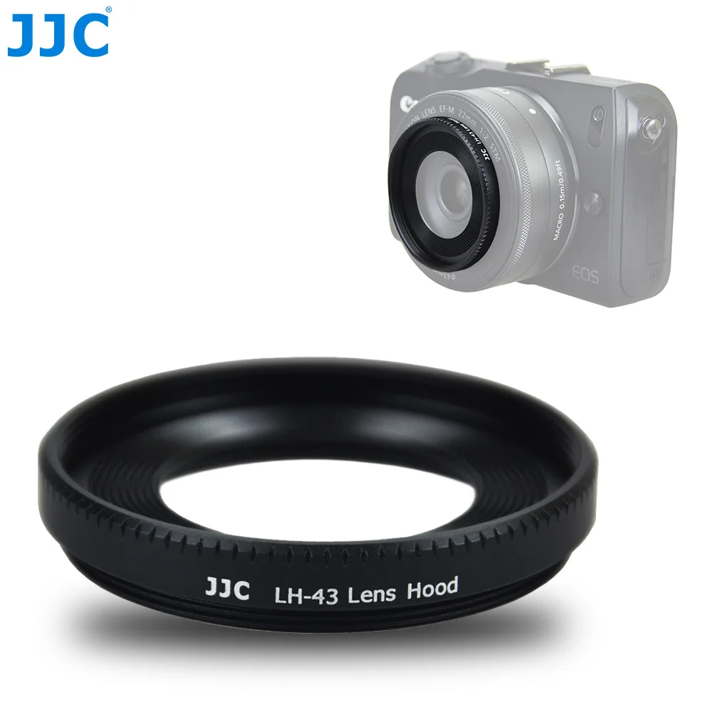 JJC LH-43 Металл бленда для Canon EF-M 22 мм f/2 STM объектив Заменяет EW-43 (EF-M крепление) |