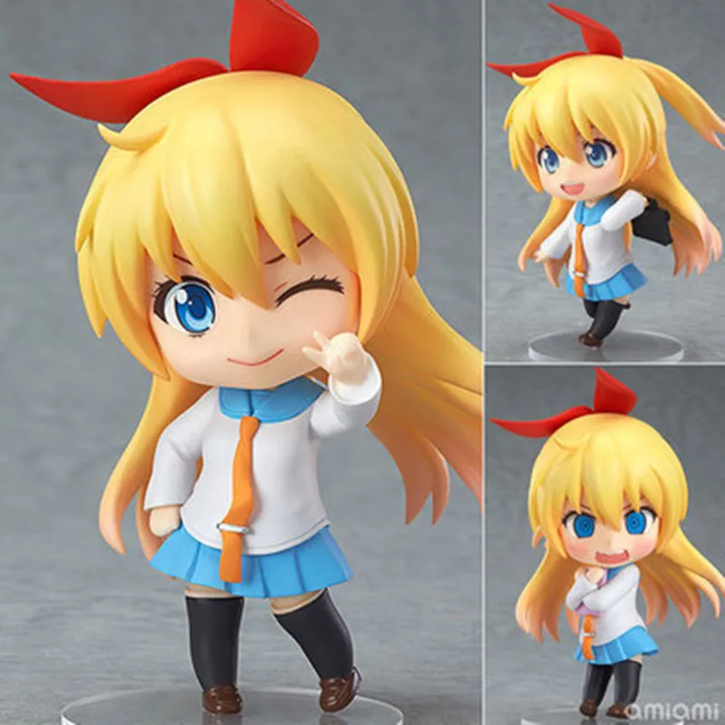 Новое поступление японские аниме экшн-фигурки Nisekoi Kirisaki Chitoge 421 # PVC 10 см Q версия