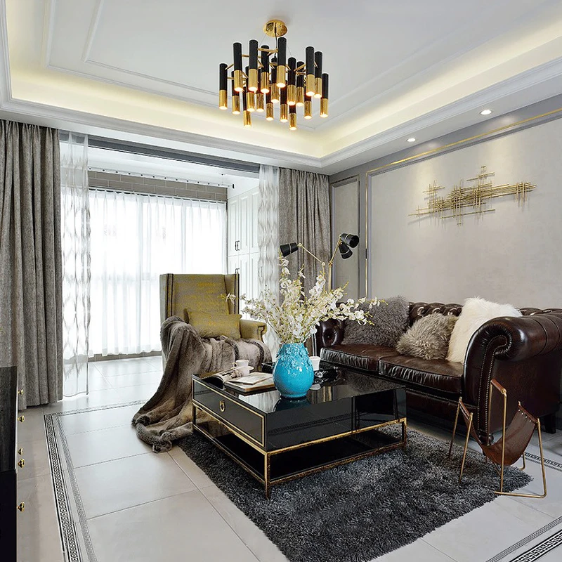 Northern European Style Restaurant Chandelier Creative Designer For Living Room Lights Villa Hotel Post Modern Bedroom Lamp | Лампы и