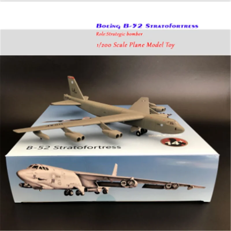 Коллекция 1:200 масштаб 24 5 см B 52 США Стратосфера крепость модель самолета литой под