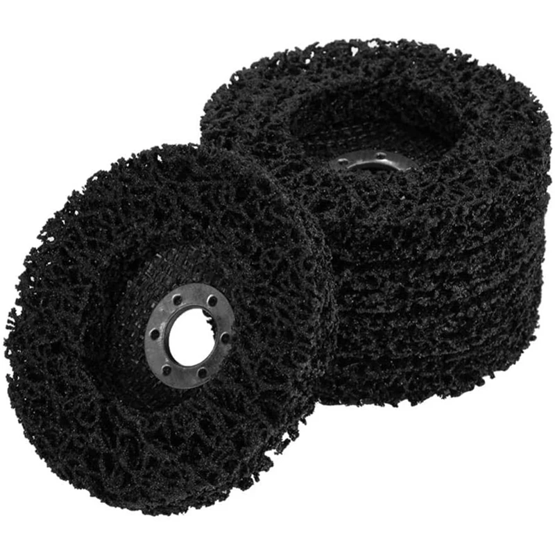 

New 5Pcs Abrasive Tools 115mm Poly Strip Wheels Paint Rust Removal Clean Angle Grinder Discs